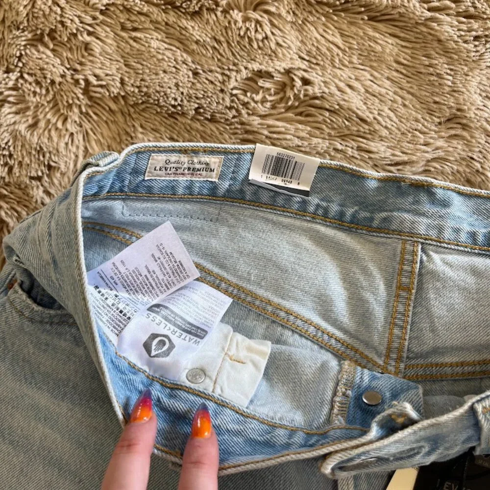 NEW Levi's 501 High Rise Shorts 31 - Picture 4 of 4